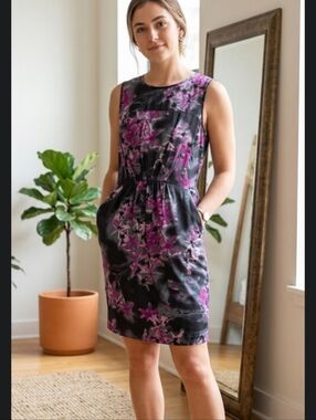 Milly Silk Floral Dress